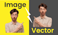 vector tracing, convert image to vector, redraw logo
