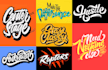 do font logo, typography t shirt, urban streetwear hand lettering