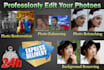 do any photoshop or illustrator  work professionally
