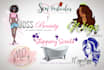 design a professional feminine logo for you