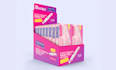 design custom made counter display box with dieline