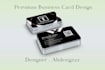 design business card with two concepts