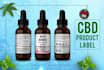 do attractive cbd and hemp oil label design superfast