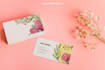 do professional design business card with two concepts