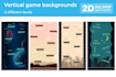 draw trendy game backgrounds
