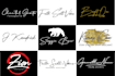 create luxury handwritten, signature fashion cosmetics and watermark logo