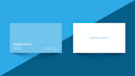 design clean minimal business card