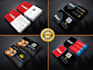 unique business card design with two concepts