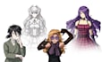 do danganronpa style art for you