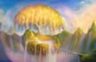 fantasy magical landscape illustration