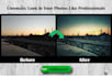 do photo retouching, enhancement, and color correction