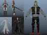 rig 3d character in maya or blender for animation, unreal or unity
