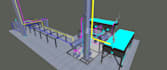 design piping 3d model and 2d layouts