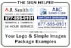 create a professional yard sign for you