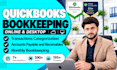 do quickbooks online bookkeeping, cleanup, and catch up for tax ready books