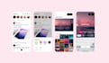 design a modern mobile app UI UX in figma