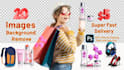 do bulk photo editing, retouching and background removal