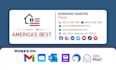 do business html email signature design with logo