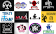 do professional and fitness logo design