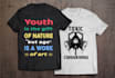 make trendy custom typography t shirt design in 12 hours