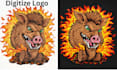 digitize logo into embroidery digitizing dst