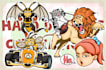 draw t shirt design and sticker in cartoon style