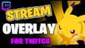 design a professional twitch overlay offline screen, starting screen