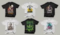 create custom illustration t shirt design with hand drawn
