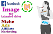 draw image based animate vector illustrations for facebook ads