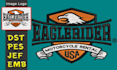 convert logo on embroidery digitizing into dst, pes, emb, jef, exp or any