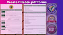 create fillable pdf form