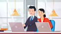 creat a 2d animation, motion graphics video