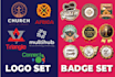 do all kind of sticker design, badge, patch, logo, decal, label, doodle