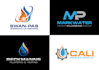 design plumbing heating air conditioning  and oil gas logo