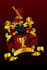 mascot lion tiger crown logo or tshirt design