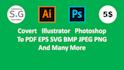 remove background convert illustrator photoshop sharpen blur image