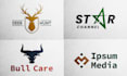do flat, minimal, minimalist logo design creator