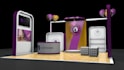 design and model 3d kiosk, booth and architectural floorplan