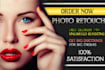 professionally retouch photos and do photoshop editing fast