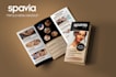 design massage therapy, spa, hair, beauty salon flyer, brochure, menu design