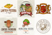 design a vintage hand drawn engraving logo illustration