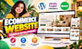 build wordpress ecommerce website and woocommerce website