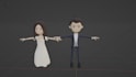 create a 3d low poly model