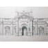 do architectural city sketches, handmade illustrations