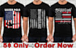 create distressed retro patriotic flag t shirt design