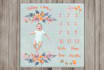 design attractive baby milestone blanket