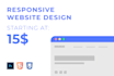 design a unique landing page website