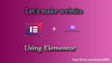 design elegant website using elementor pro