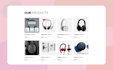 do single section and full home page PSD figma xd design