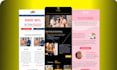 design mailchimp email template newsletter, campaign, automation n integration